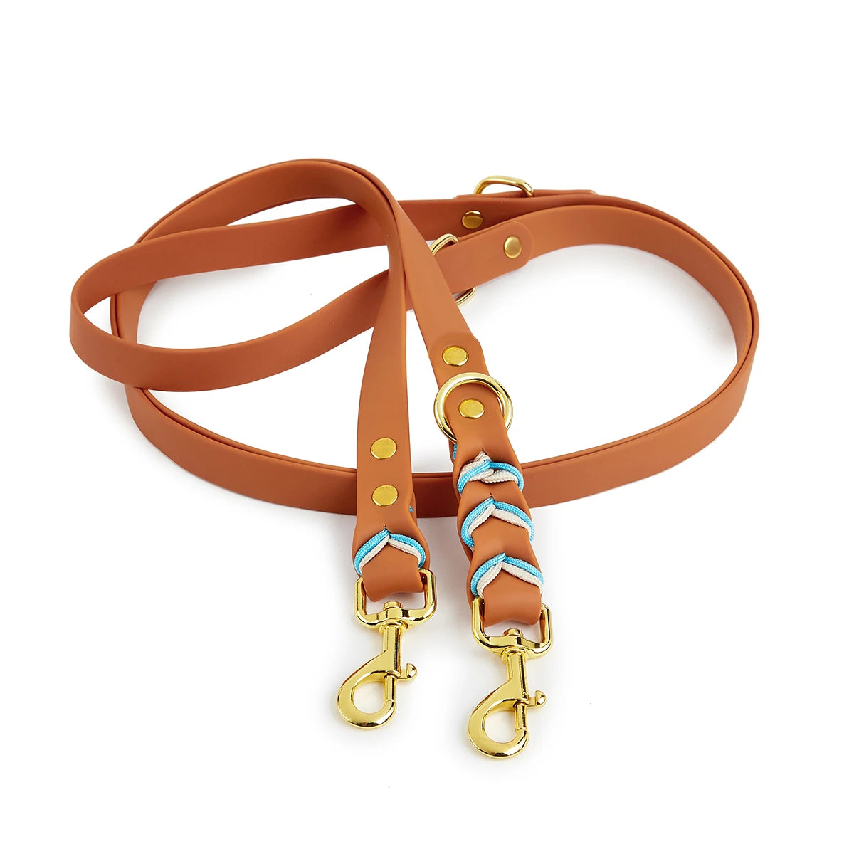 Waopet - Leather-Look Handsfree Riem - Ibiza Style